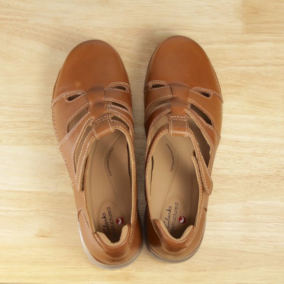 Clarks Unstructured appley strap fisherman sandals 7.5 - Picture 7 of 15